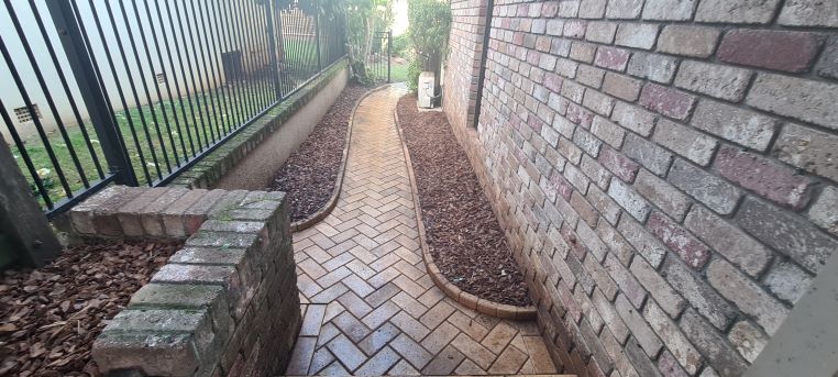 Pathway after garden tidy